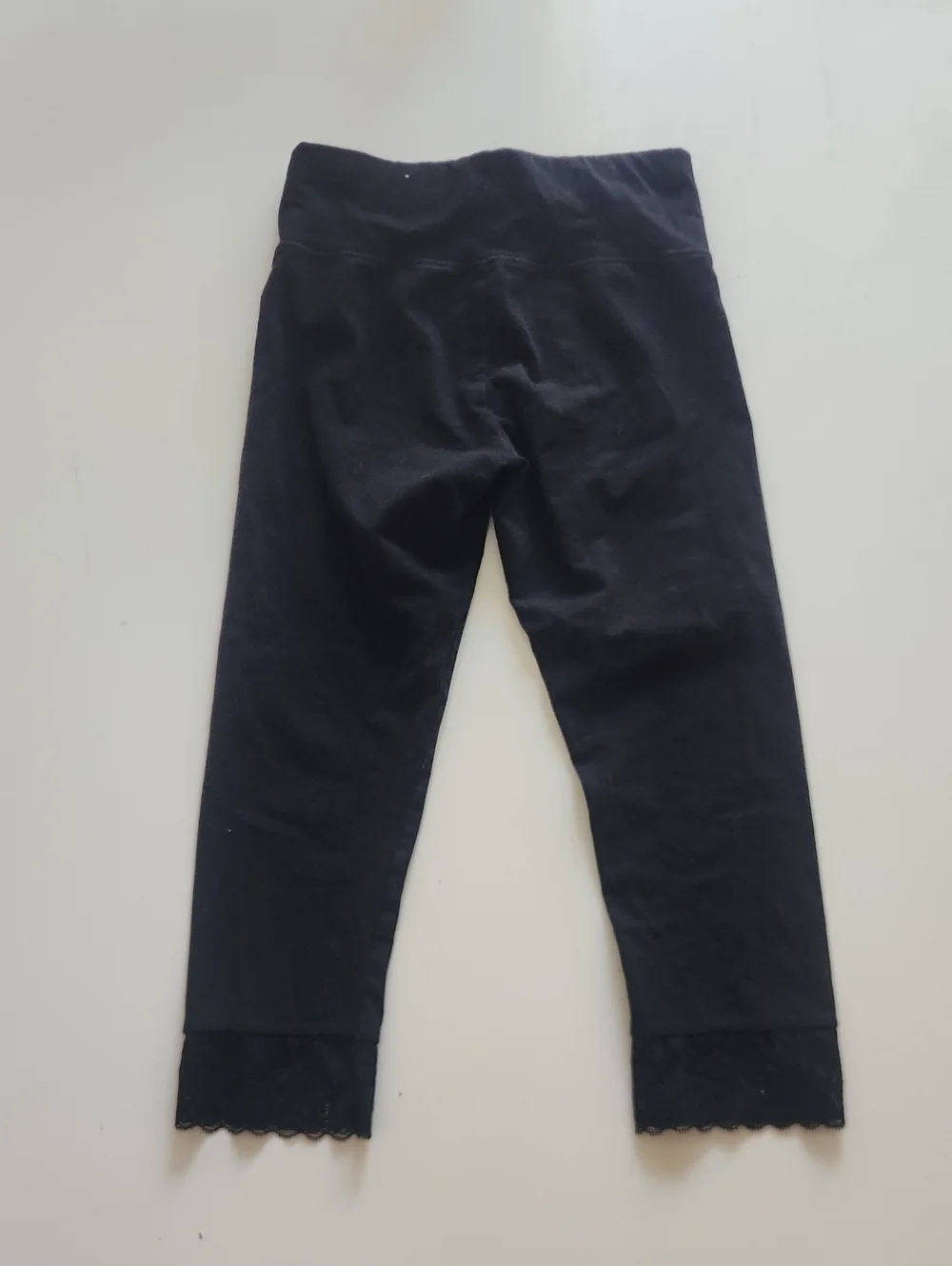 Justice Black Leggings With Lace Trim 10